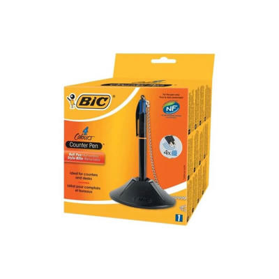 Counter desk kuglepen BIC 4-farvet