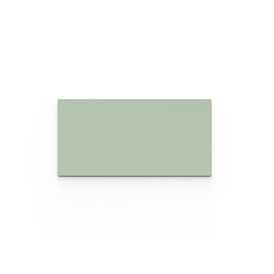 Glastavle Lintex Mood Wall 2000x1000mm lys støvet grøn