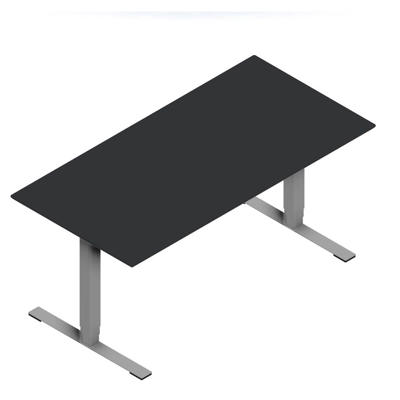 Hæve-sænke bord Dencon V3504 1600x800 alu stel antr. lam pl