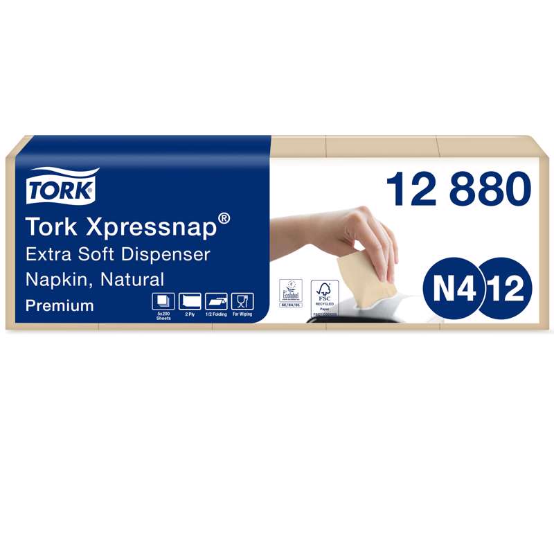 Serviet Tork Xpressnap natural 2 fold /8000 12880