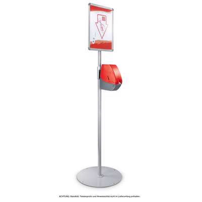 Gulvstander FS902 t/METO Turn-O-Matic A3 skilt