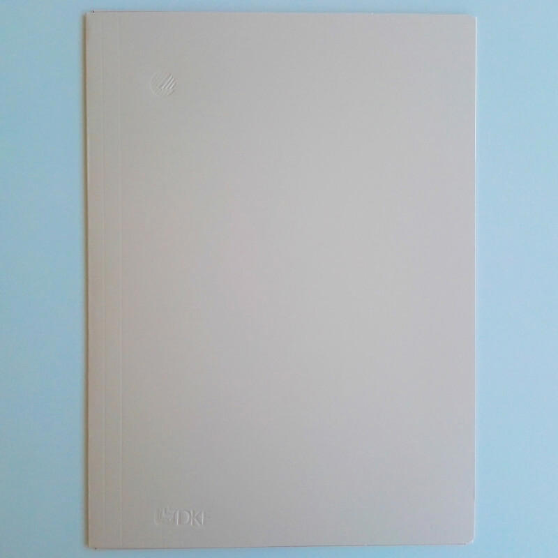 Mappe DKF nr. 125 A4 m/3 klap 801201, natur