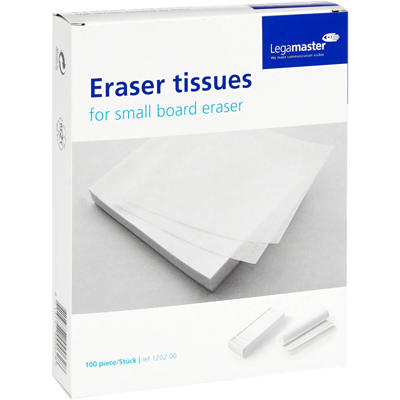 Whiteboard viske refill Legamaster 120100 100ark/pk.