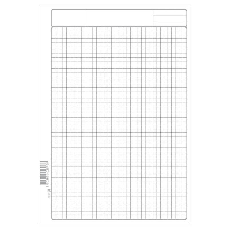 Arbejdsblok A4 kvadreret  2370 60 blade