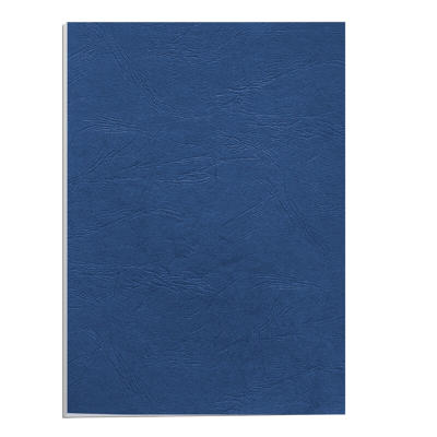Kartonomslag Fellowes blå 250g A4 genbrug 100stk/pak