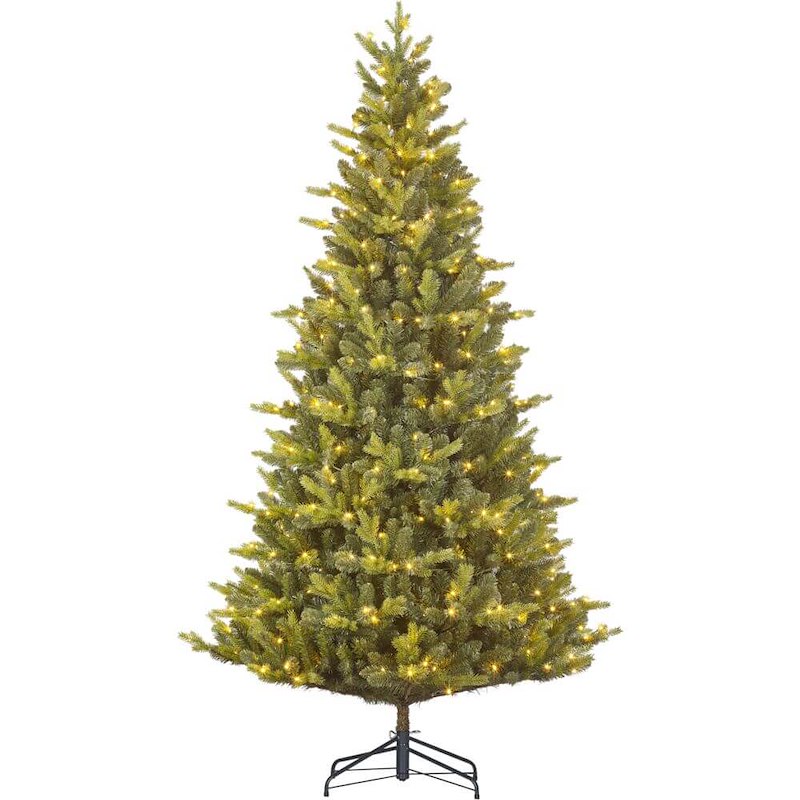 Julepynt LED juletræ 215cm 370 LED lys /stk1