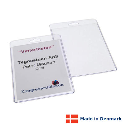 Navneskilte m/hul 90x60 højformat