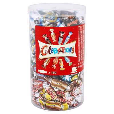 Chokolade Celebrations Tube 1,4kg