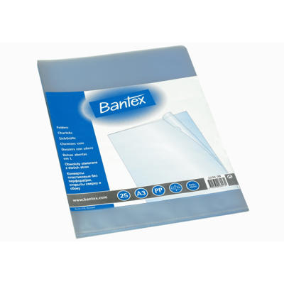Plastomslag A3, klar stk.