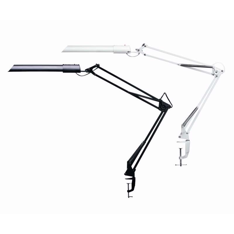 Lampe Unilux Swingo* LED m/bordfod og klemme hvid