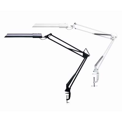 Lampe Unilux Swingo* LED m/bordfod og klemme hvid