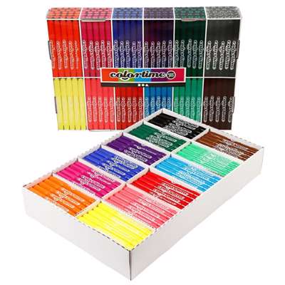 Marker Creas Colortime 5mm 12x24 standardfarver