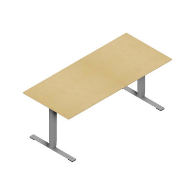 Hæve-sænkebord Dencon X3502 1800x800 alu stel bøg pl