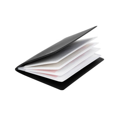 Kreditkortmappe mørkegrå 75x102mm RFID Secure