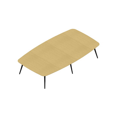 Konferencebord Dencon XL 1903 360x200 HPL eg/sort