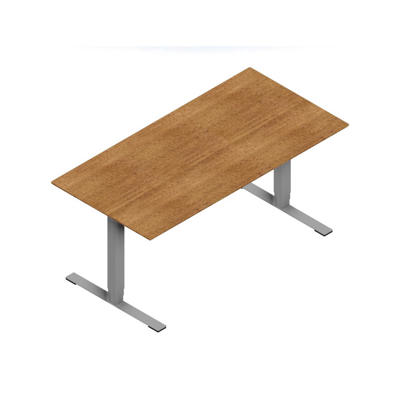Hæve/sænke bord Dencon 03504 1600x800 alu stel valnød pl.