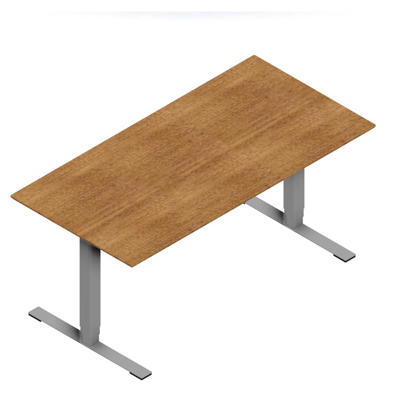 Hæve-sænke bord Dencon V3504 1600x800 alu stel valnød pl