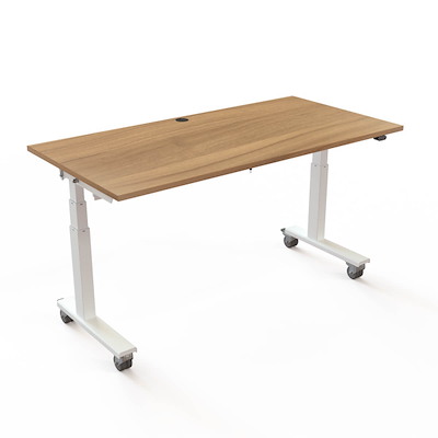 Hæve-sænkebord Flip Top ConSet 160x80 valnød/hvid