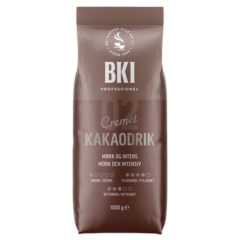 Kakaodrik varm 1kg/stk Ekstra god 17% Cacao