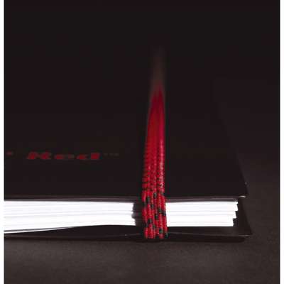 Notesbog Oxford Black n´Red A4 kvad PP spiral 70 blade