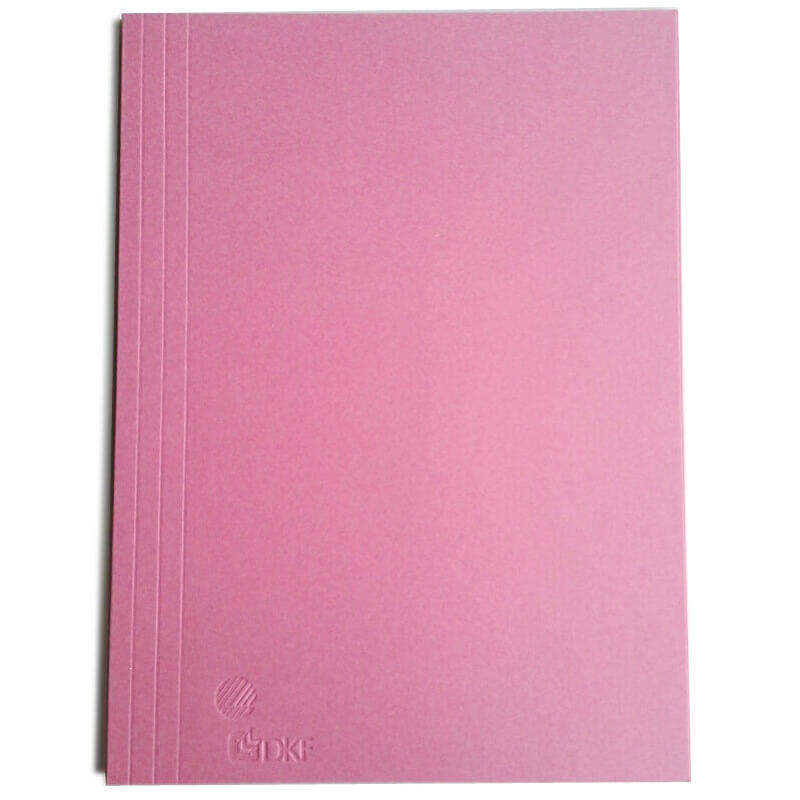 Mappe DKF nr. 103 A4 m/1 klap 801036, rosa