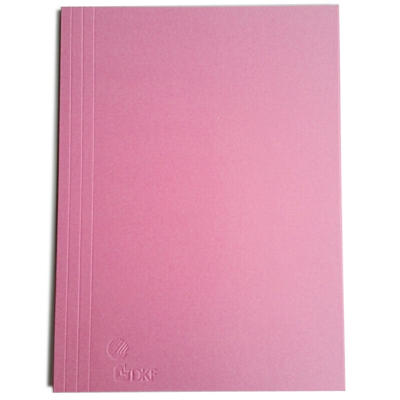 Mappe DKF nr. 103 A4 m/1 klap 801036, rosa
