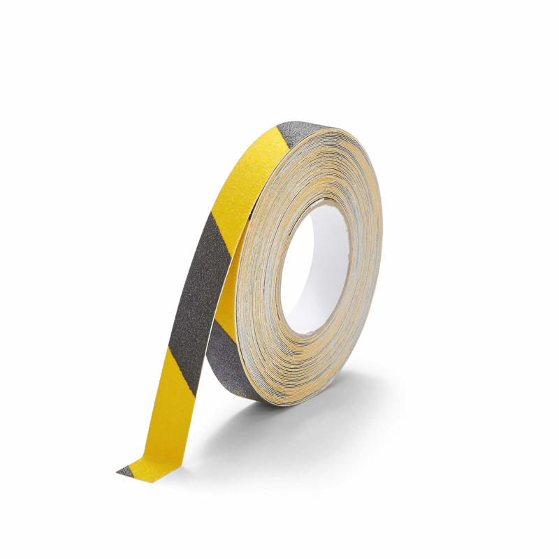 Tape Duraline Grip Color skridsikker 25mmx15m sort/gul