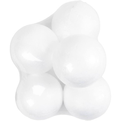 Flamingokugler Creas styropack 10cm /5 stk.