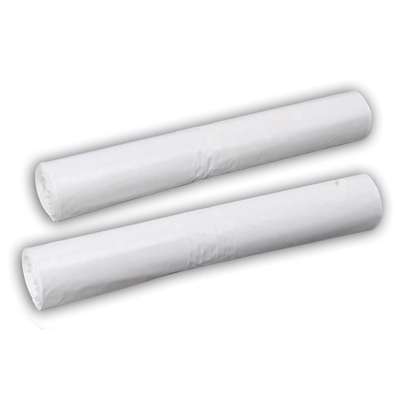 Affaldssække plast hvid 700x1100mm 100 l 55- 60 my