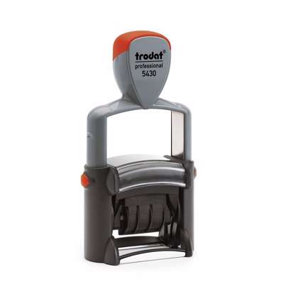 Stempel Trodat 5430 dato t/tekstplade selvfarvende