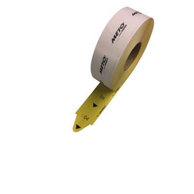 Købilletter METO Turn-O-Matic T80 gul 6x3000 stk/pk