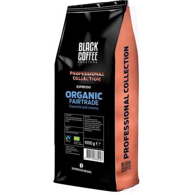 Kaffe BCR Espresso hele bønner Fairtrade Øko 1 kg/ps