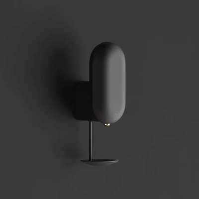 Dispenser desinfektion Details vægmodel sort