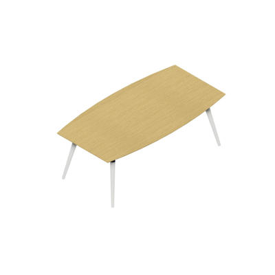 Konferencebord Dencon XL 1928 206x110 HPL eg/hvid