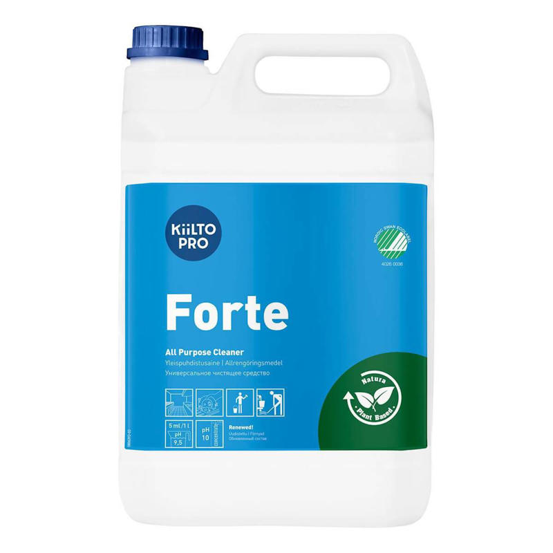 Universalrengøring Kiilto Natura Forte u/farv-parf. 5l