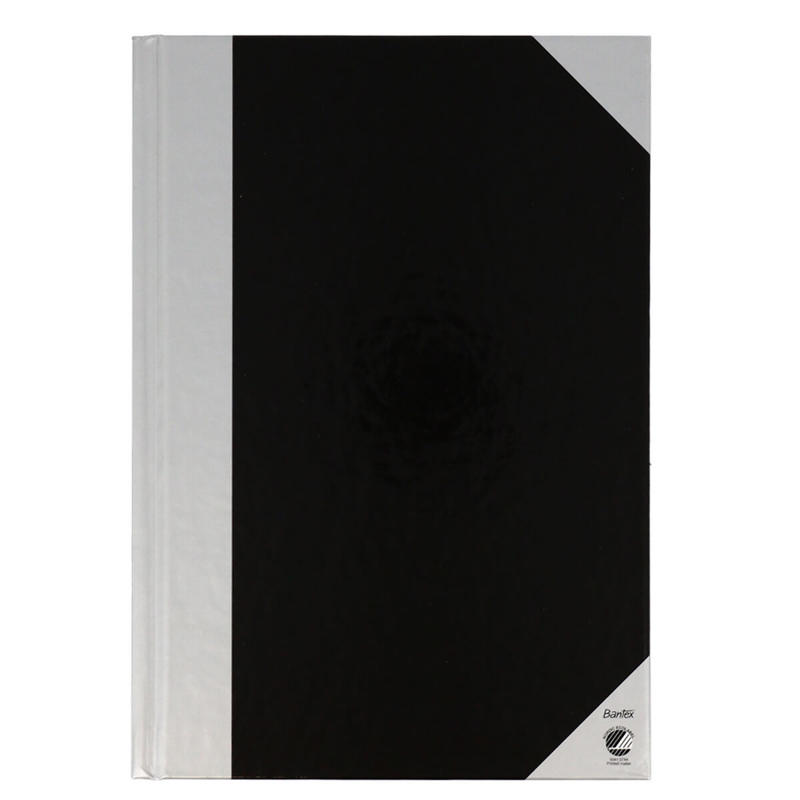 Kinabog m/linier sort/sølv A5 96bl