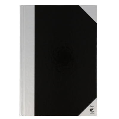 Kinabog m/linier sort/sølv A5 96bl