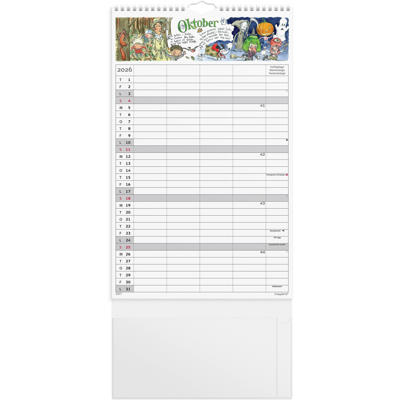 Familiekalender Otto Dickmeiss & Lilja Scherfig 4 kol. 2026