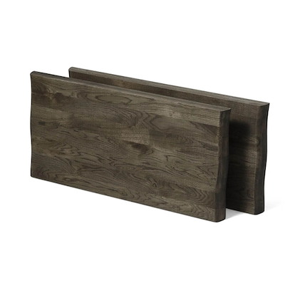 Tillægsplade konferencebord Atlantic 100x50x6cm røgf. eg/2