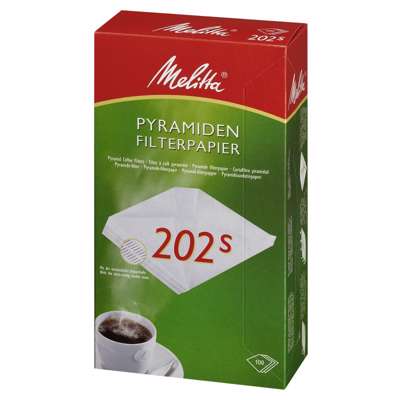 Kaffefilter pyramide 202 100stk/pak