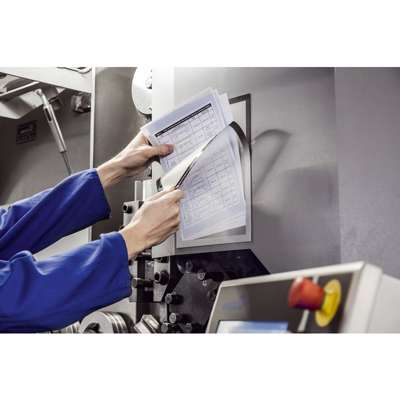 Inforamme Duraframe A4 Plus magnetisk sølv pk./2