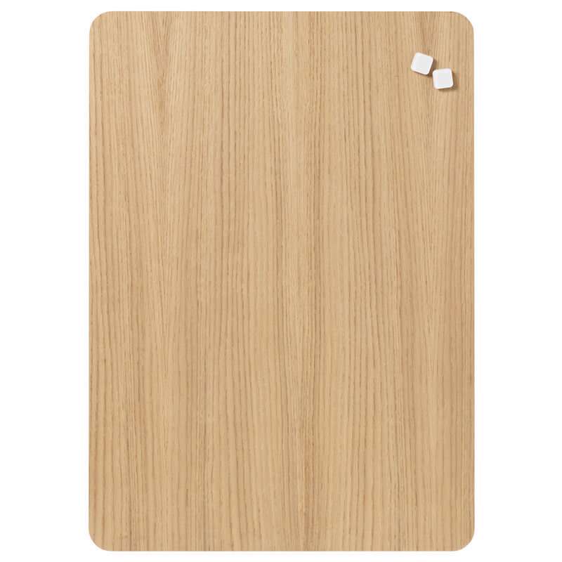 Egetræsfinertavle Naga magnetisk 50x70 cm (runde hjørner) eg