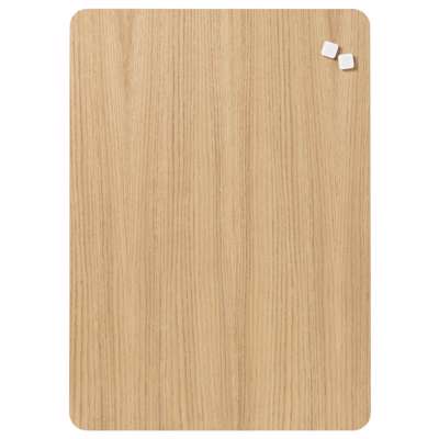 Egetræsfinertavle Naga magnetisk 50x70 cm (runde hjørner) eg