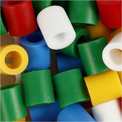 Rørperler Creas 10x10mm/ass. 3.200