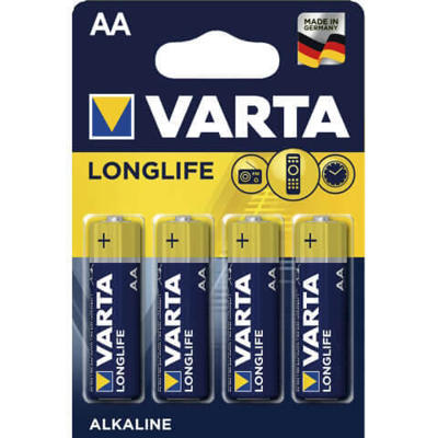 Batteri Varta Longlife AA 4stk/pak