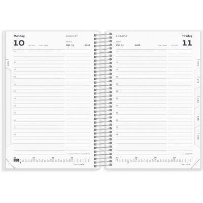 Dagkalender m/4 illu. PP-plast 2026