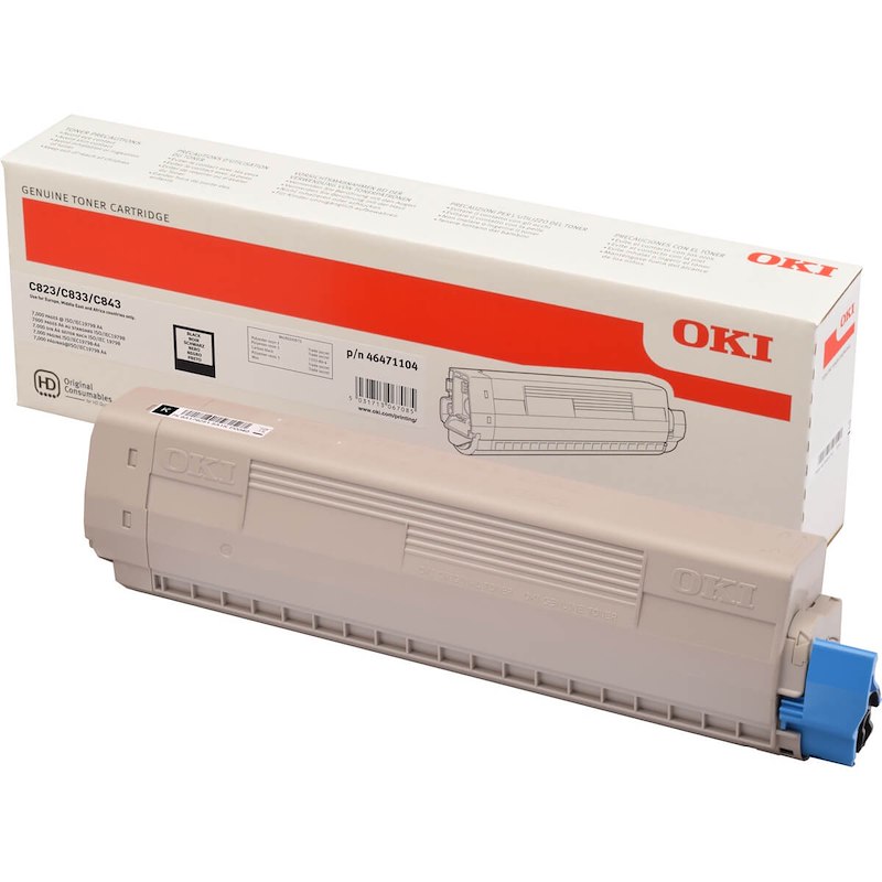 Toner OKI C823/C833/C843 sort 7K