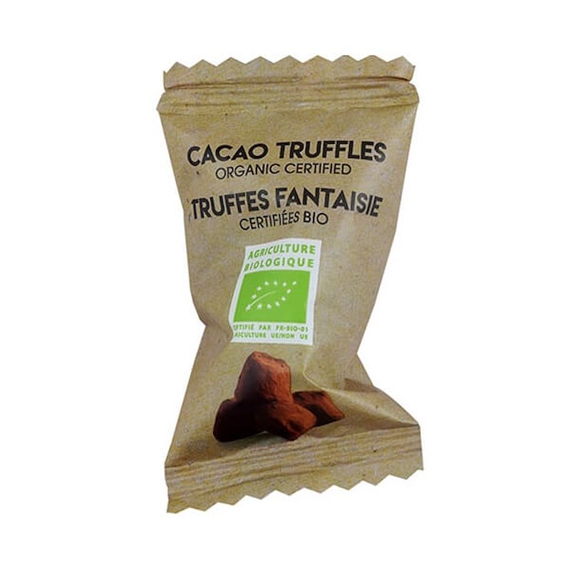 Chokolade Weibel trøfler Classic økologisk flowpack 3kg