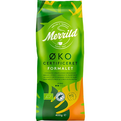 Kaffe Merrild økologisk 400g/ps x 16