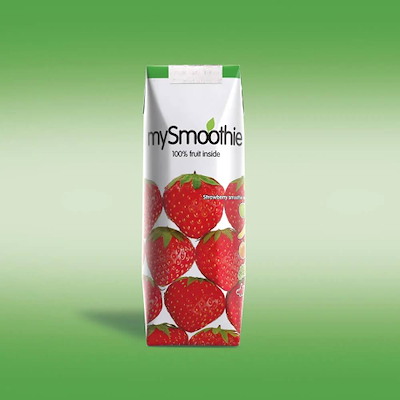 MySmoothie jordbær karton 25cl